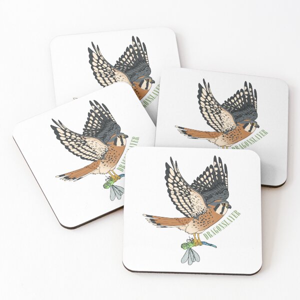 Item preview, dragonslayer — male american kestrel designed and sold by AvifaunaAplenty.