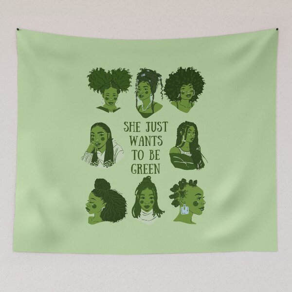Item preview, She Just Wanna Be Green designed and sold by AJdodd.