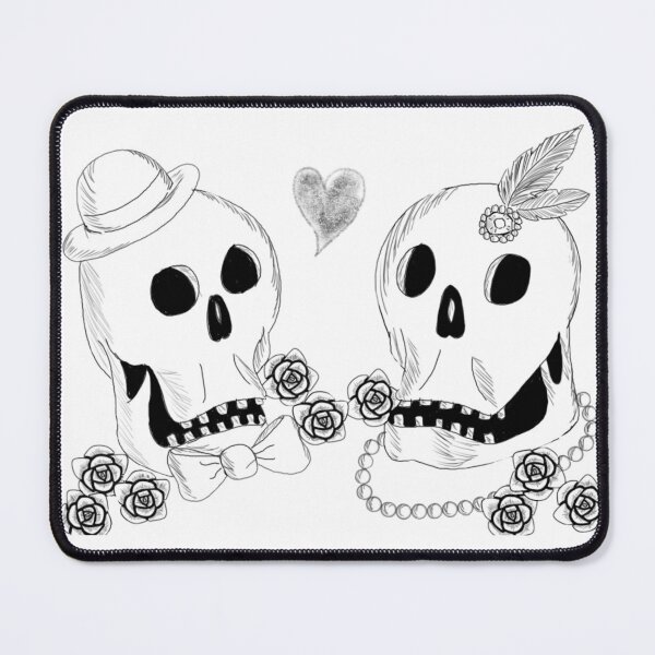 Item preview, Skulls of Two Lovers designed and sold by Marian Hayes.