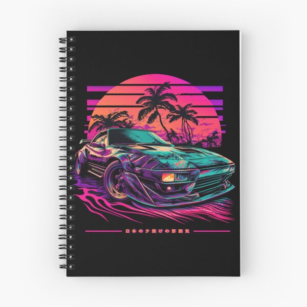Item preview, Japanese Sunset Vibes Synthwave designed and sold by SamuraiSwords.