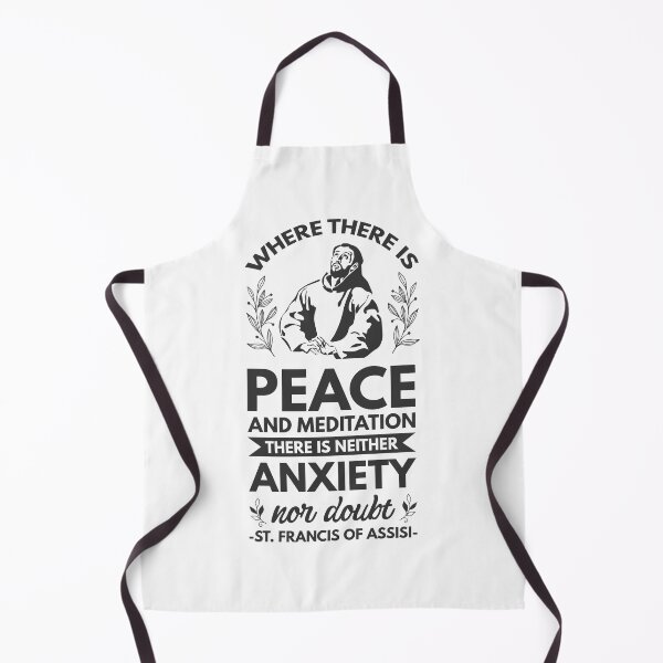 Item preview, Where there is peace and meditation there is neither anxiety nor doubt - Catholic Inspirational Quotes designed and sold by catholicquotes.