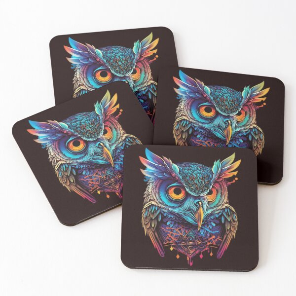 Item preview, Synthwave Owl designed and sold by NATHAN ZEHNER.