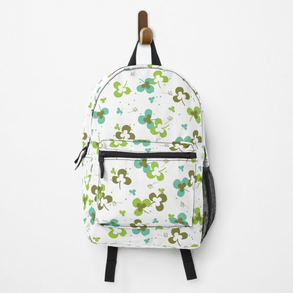 Item preview, Happy Green Clover Leaves Art Pattern designed and sold by FlinArt.