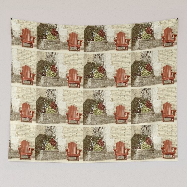 Item preview, Chair and Brick Wall-1 designed and sold by MaryLinH.