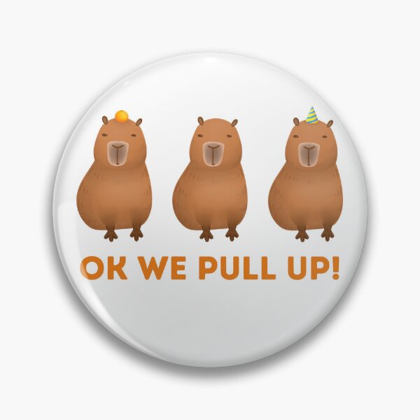 Artikelvorschau, Capybara Meme Ok, wir ziehen hoch entworfen und verkauft von artbybiyan.