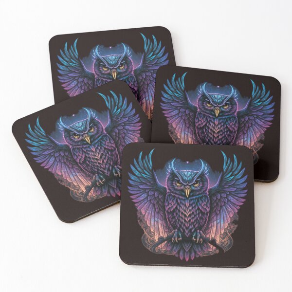 Item preview, Synthwave Owl Two designed and sold by NATHAN ZEHNER.