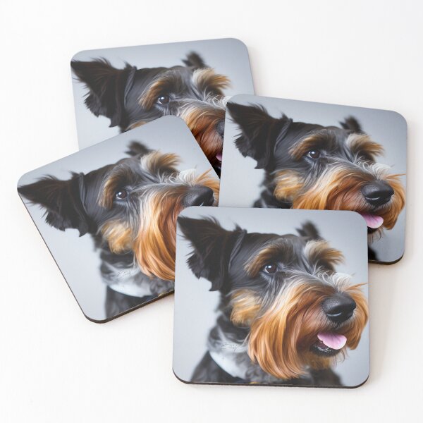 Item preview, Schnauzer Portrait designed and sold by 3DogKnight.