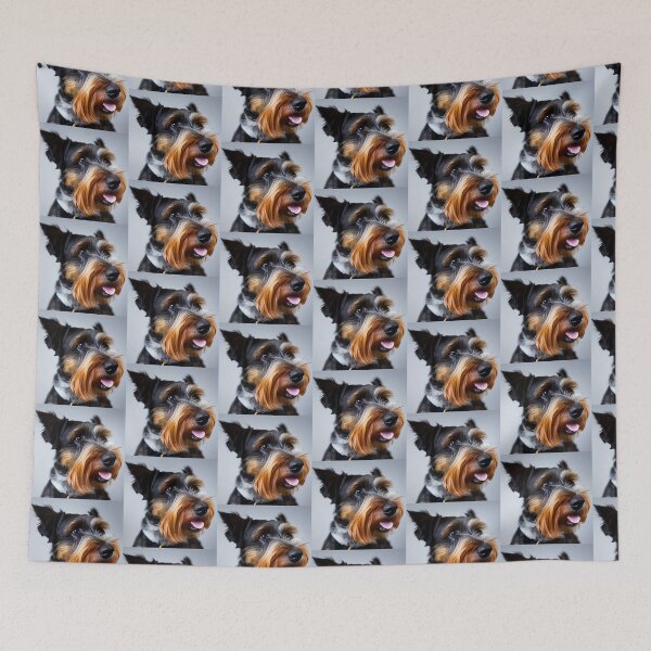 Item preview, Schnauzer Portrait designed and sold by 3DogKnight.