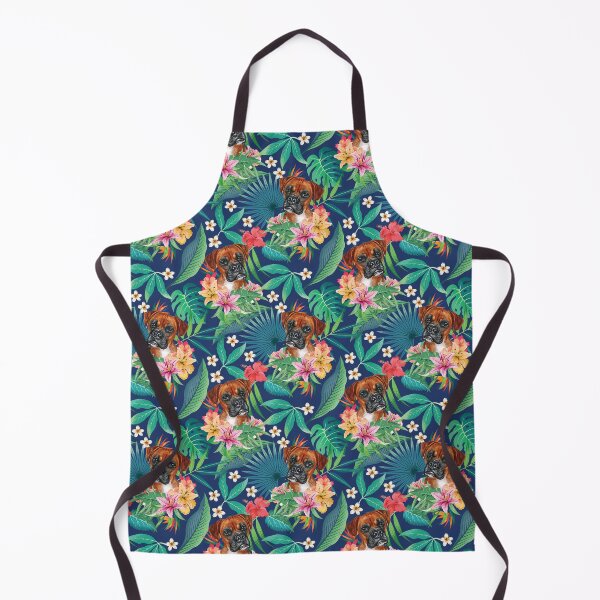 Item preview, Tropical Red Fawn Boxer Dog 1 designed and sold by lulupetart.