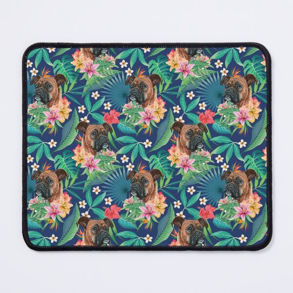 Item preview, Tropical Red Fawn Boxer Dog 2 designed and sold by lulupetart.