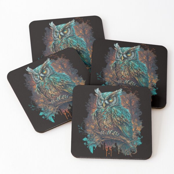 Item preview, Synthwave Owl Three designed and sold by NATHAN ZEHNER.