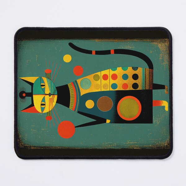 Item preview, Mid Century Cat 11 Abstract Art Print Painting Wall Decor designed and sold by winterkitty88.