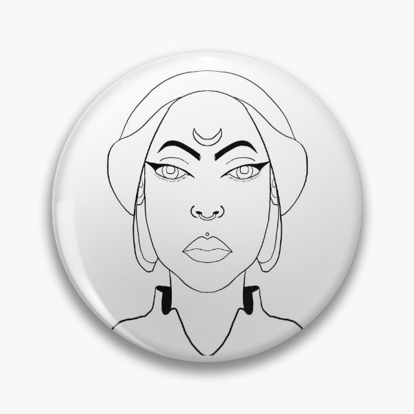 Item preview, La jefa (outline) designed and sold by CrazyFozBazaar.