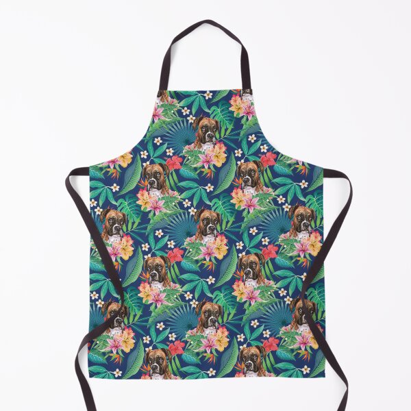 Item preview, Tropical Red Fawn Boxer Dog 3 designed and sold by lulupetart.