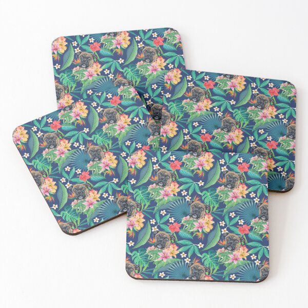 Item preview, Tropical Brindle Boxer Dog 1 designed and sold by lulupetart.