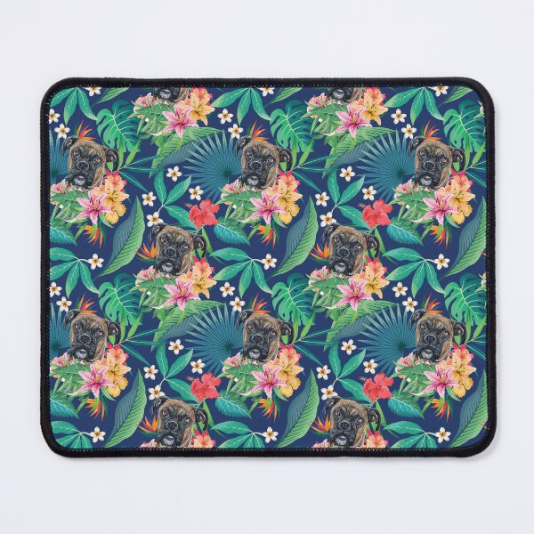 Item preview, Tropical Brindle Boxer Dog 1 designed and sold by lulupetart.