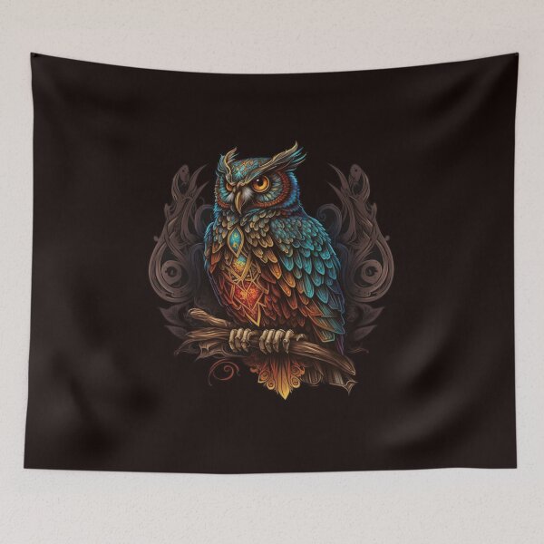 Item preview, Synthwave Owl Four designed and sold by NATHAN ZEHNER.