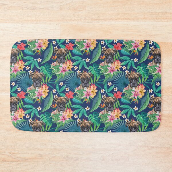 Item preview, Perro Boxer Atigrado Tropical 2 designed and sold by lulupetart.