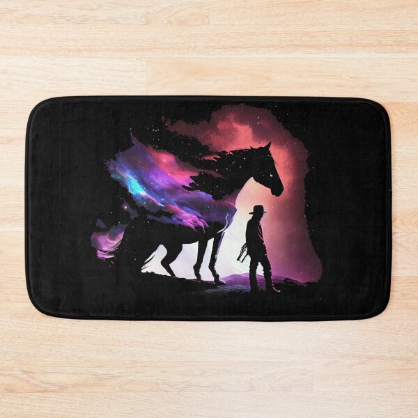 Item preview, Abstract Style Man and Horse with Colorful Space Blend designed and sold by artofmestore.
