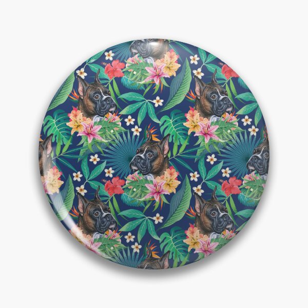 Item preview, Tropical Brindle Boxer Dog 3 designed and sold by lulupetart.