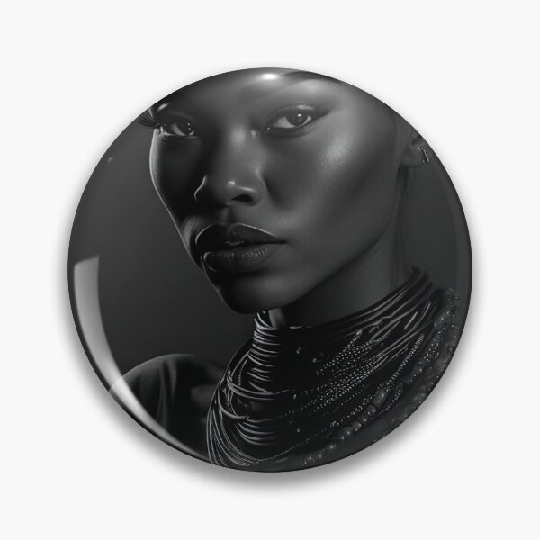 Item preview, Beautiful sensual black and white portrait of a black african woman - #2 designed and sold by 12points.