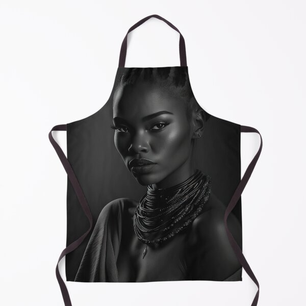 Item preview, Beautiful sensual black and white portrait of a black african woman - #2 designed and sold by 12points.