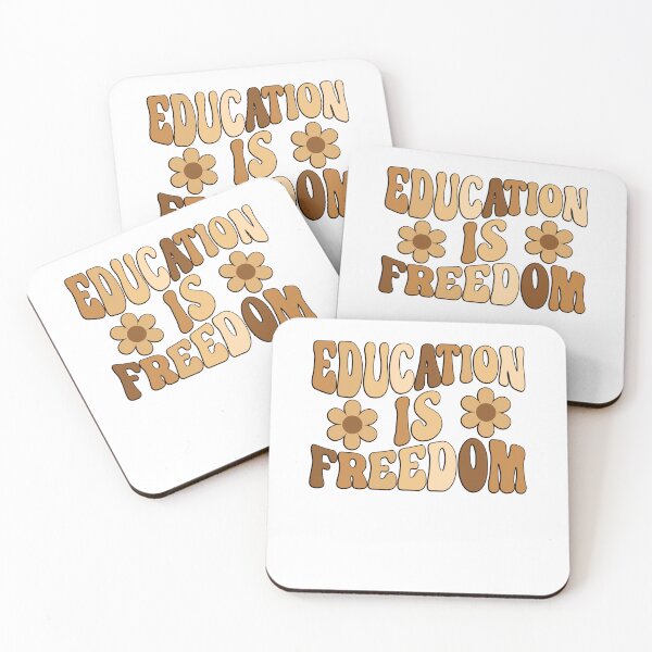 Item preview, Education Is Freedom Black History Month Groovy Teacher Sticker designed and sold by KGN  CREATIVITY.