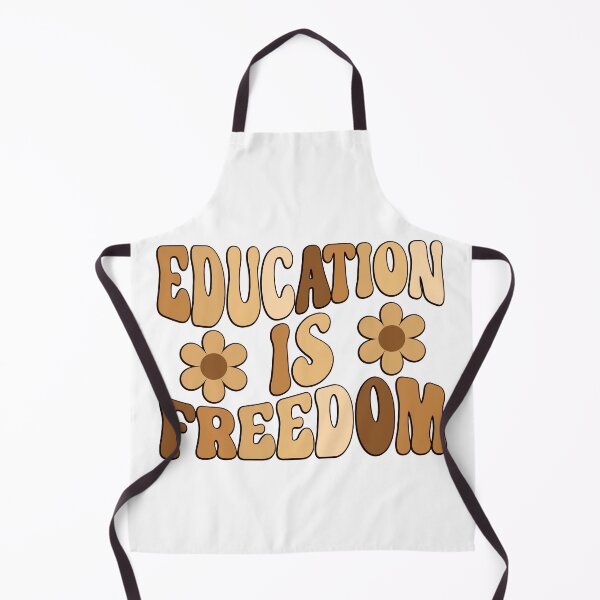 Item preview, Education Is Freedom Black History Month Groovy Teacher Sticker designed and sold by KGN CREATIVITY.