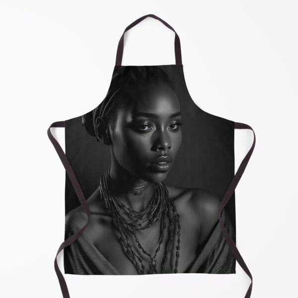 Item preview, Beautiful sensual black and white portrait of a black african woman - #3 designed and sold by 12points.