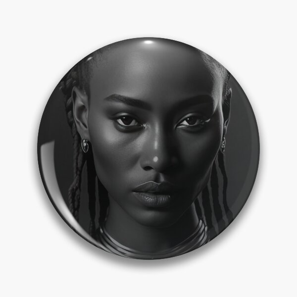 Item preview, Beautiful sensual black and white portrait of a black african woman - #4 designed and sold by 12points.
