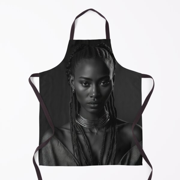 Item preview, Beautiful sensual black and white portrait of a black african woman - #4 designed and sold by 12points.