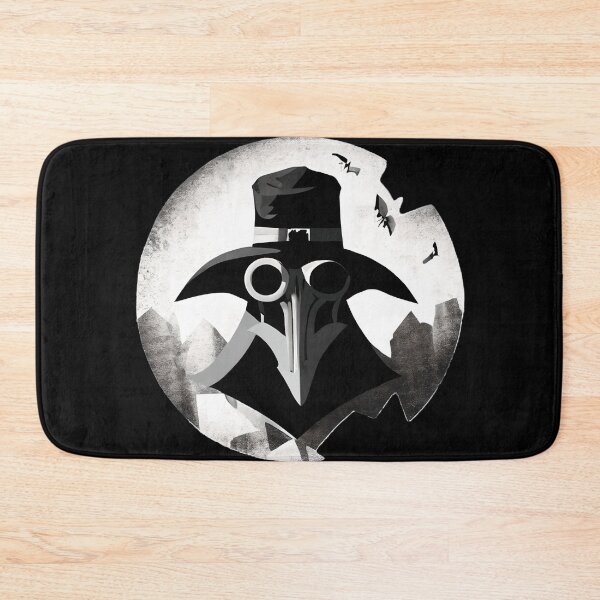 Item preview, The Infamous Plague Doctor Black & White designed and sold by Goatonfire.