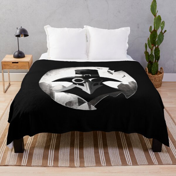 Item preview, The Infamous Plague Doctor Black & White designed and sold by Goatonfire.