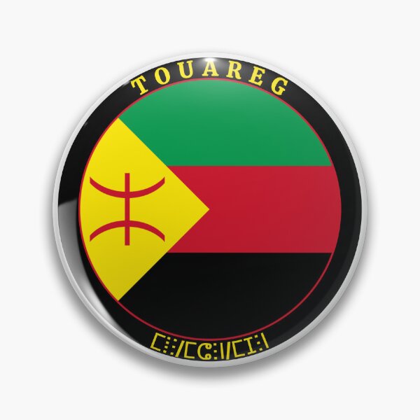 Item preview, Tuareg People Flag Roundel designed and sold by Fed Sher.