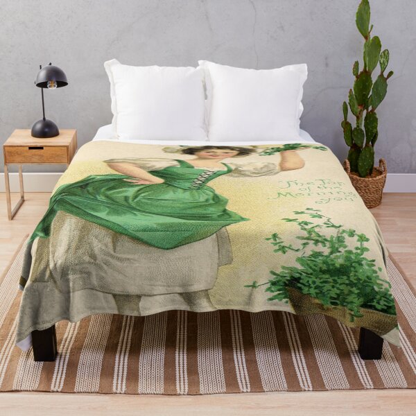 Item preview, Green Vintage Traditional St Patricks Day Greeting designed and sold by Tamas Das.