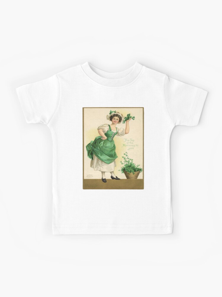 Green Vintage Traditional Patricks Redbubble T-Shirt for Greeting\