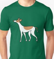 Proud Greyhound - brown and white Unisex T-Shirt