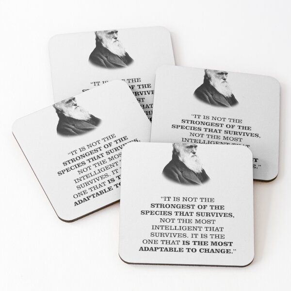 Item preview, Cita motivacional de Charles Darwin designed and sold by NandhinOni.