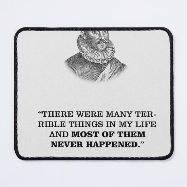 Item preview, De Montaigne Mental Health Quote designed and sold by NandhinOni.
