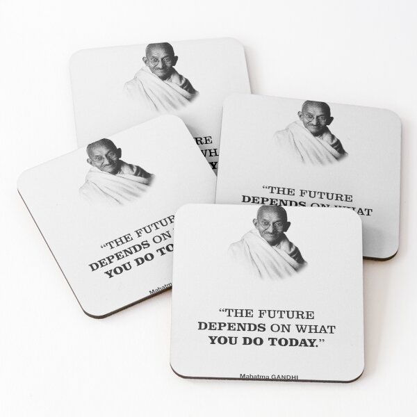 Item preview, Mahatma Gandhi Success Quote designed and sold by NandhinOni.