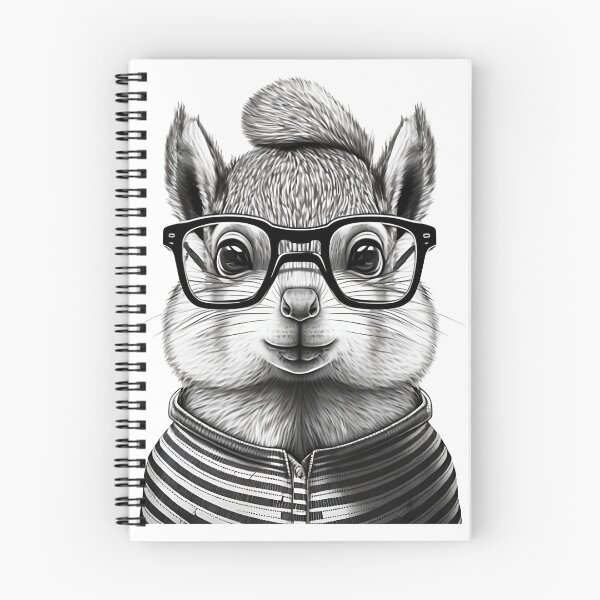 Item preview, Squirrel human style Cute Squirrel with shirt and glasses designed and sold by MaxEXP.