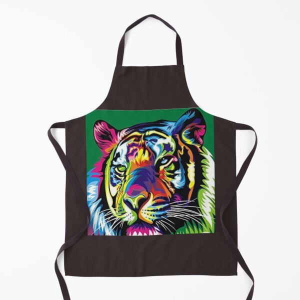 Item preview, Beautiful Rainbow coloured Tiger resting is absolutely amazing. designed and sold by Tiannalaw.