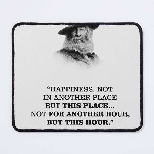 Item preview, Walt Whitman Positive thinking Quote designed and sold by NandhinOni.