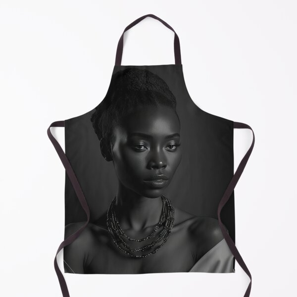 Item preview, Beautiful sensual black and white portrait of a black african woman - #7 designed and sold by 12points.
