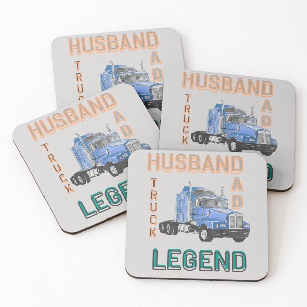 Item preview, Husband Dad Trucker Legend designed and sold by Bela Ambrus.