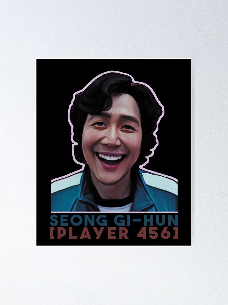 Squid Game - Player 456/ Seong Gi-Hun Poster for Sale by VidhiVora