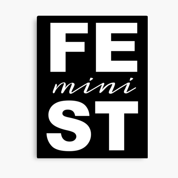 mini feminist Canvas Print
