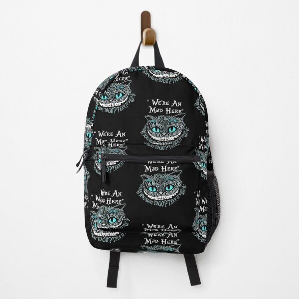 Item preview, We'Re All Mad Here Cheshire Alice Cat Wonderland designed and sold by HaskellSchroed.