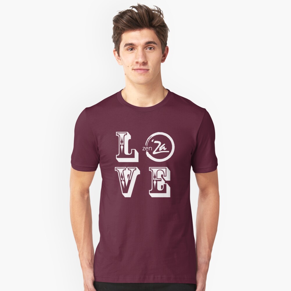 Love 'Za - Rosewood Slim Fit T-Shirt