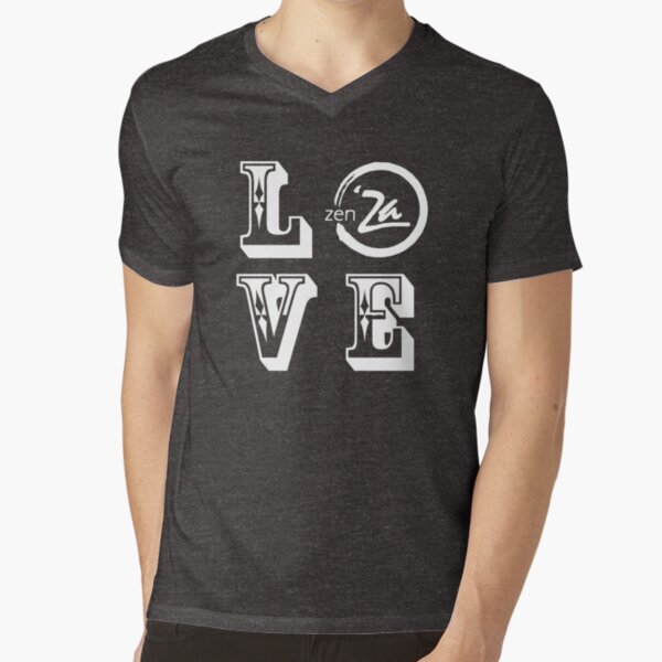 Love 'Za - Rosewood V-Neck T-Shirt